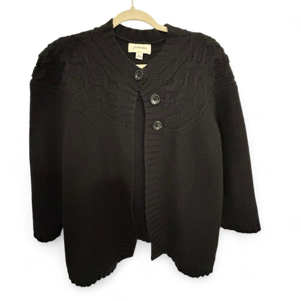 Black Knitted Cardigan